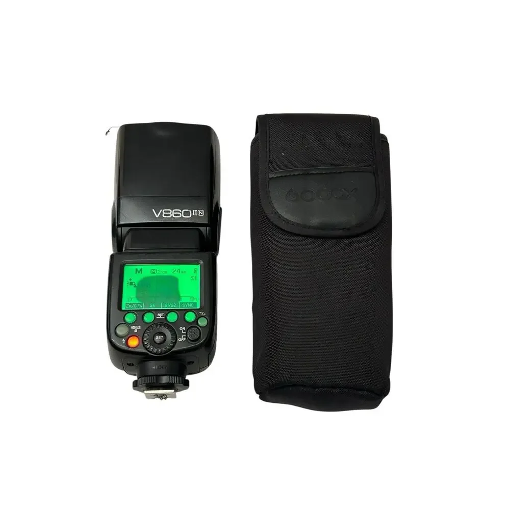 Godox TTL LI-ion Camera Flash V860 II N For Nikon -Autoflash - w/Battery READ